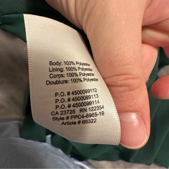 Aritzia Wilfred Forest Green Effet Mini Dress Size XS Women’s - Picture 12 of 12